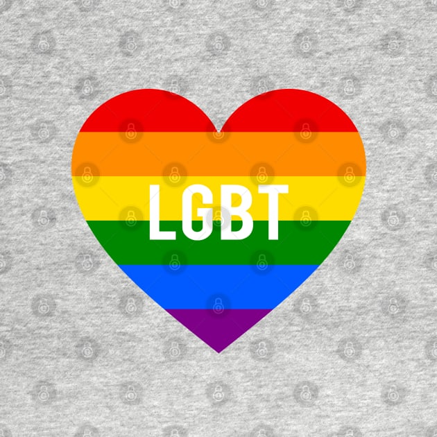 LGBT rainbow heart by beakraus